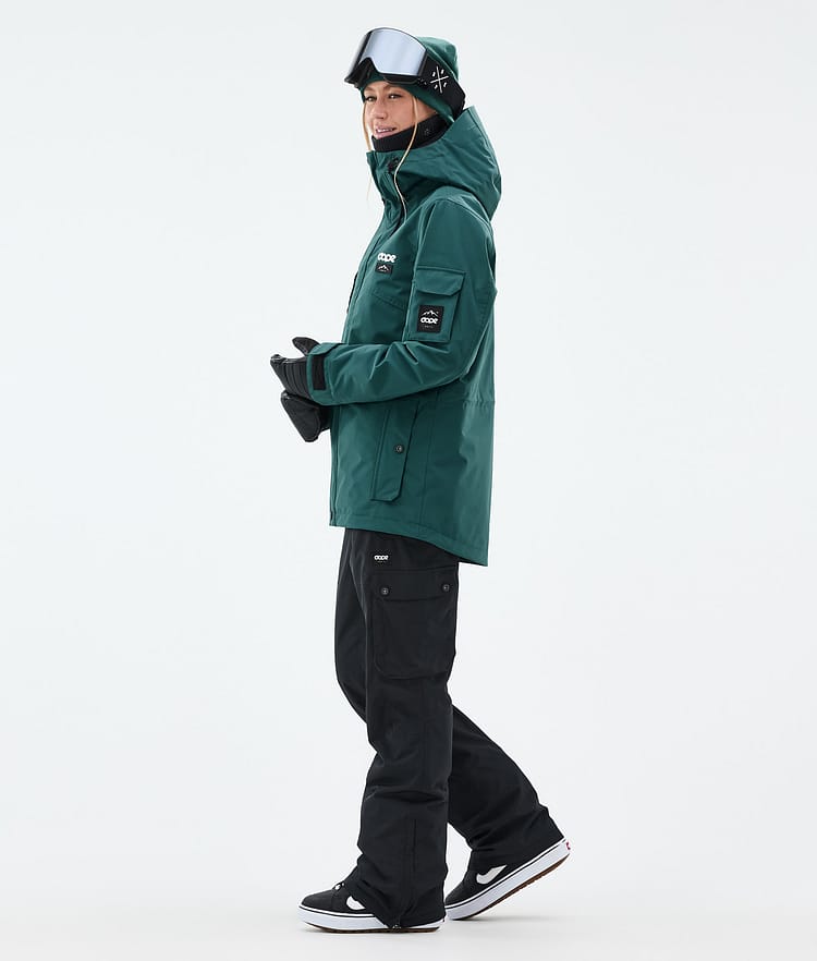 Adept W Snowboard jas Dames Bottle Green, Afbeelding 4 van 10