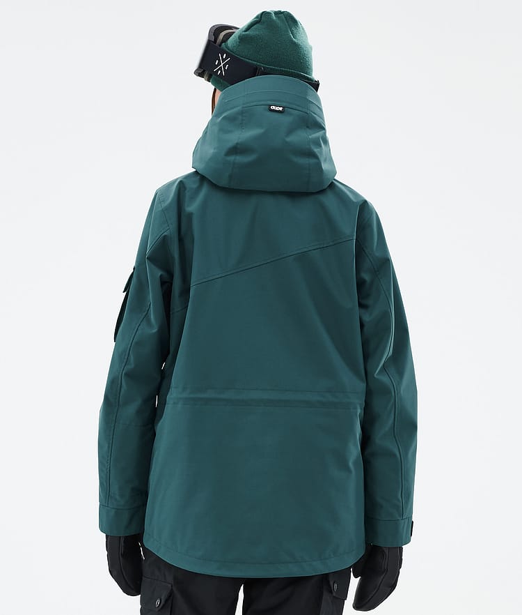 Adept W Veste de Ski Femme Bottle Green, Image 6 sur 9