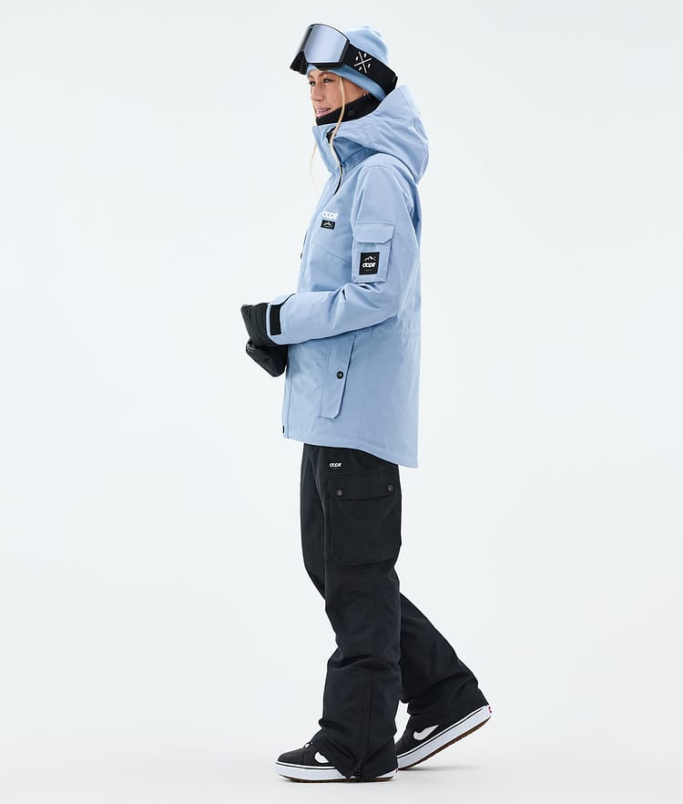 Adept W Snowboardjakke Dame Light Blue, Bilde 4 av 10