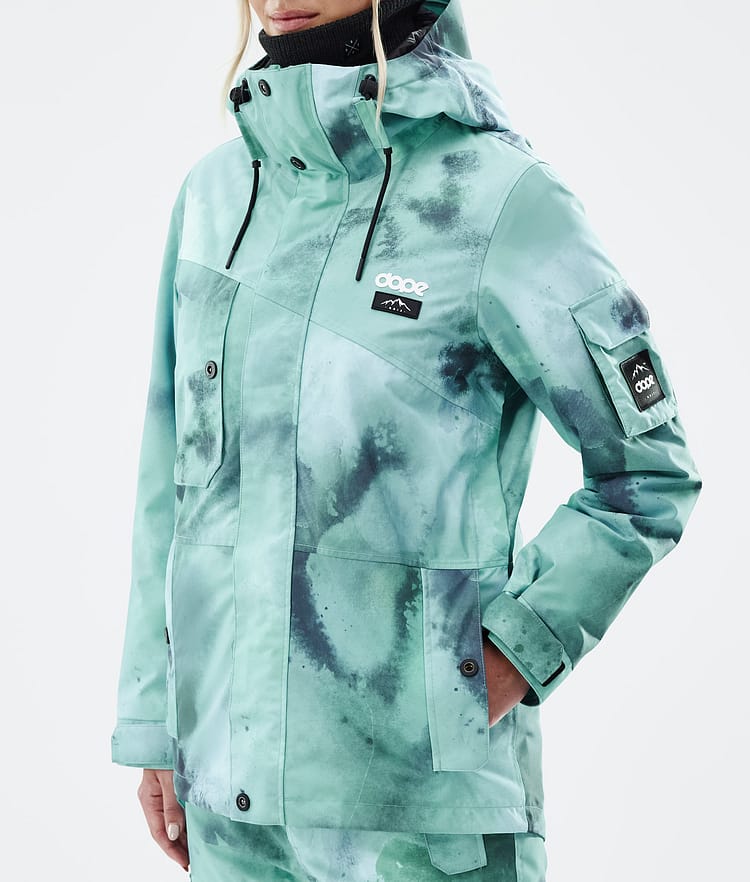 Adept W Veste de Ski Femme Liquid Green, Image 8 sur 9