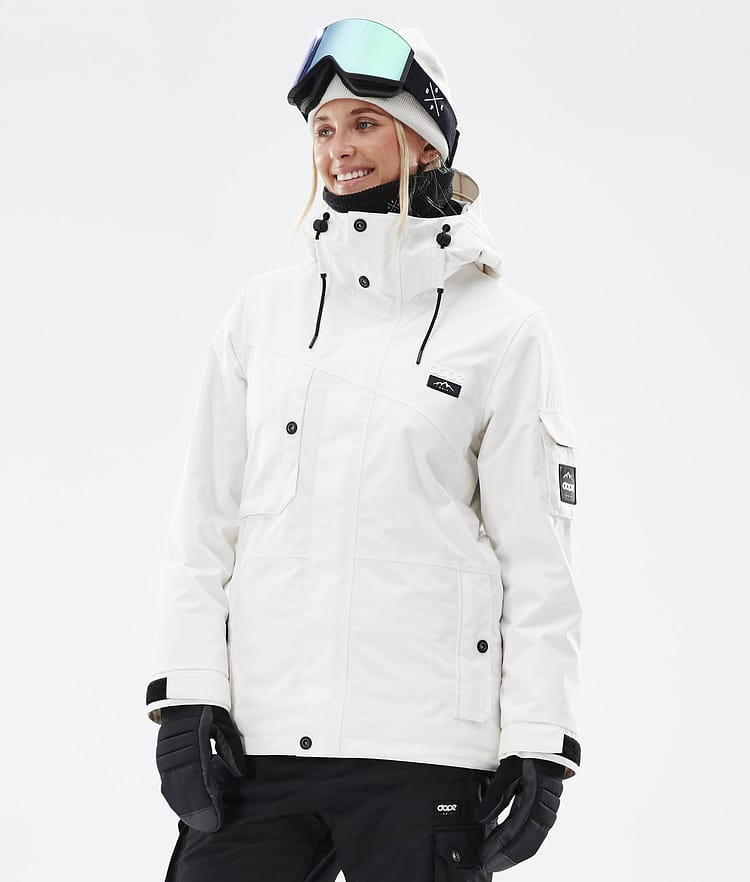 Adept W Veste Snowboard Femme Old White