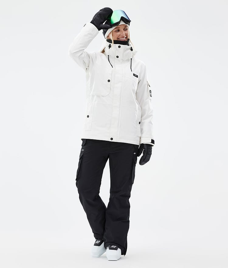 Adept W Skijacke Damen Old White, Bild 2 von 9