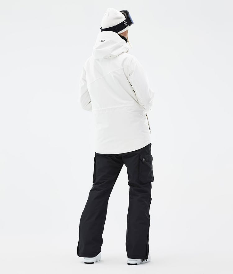 Adept W Skijacke Damen Old White