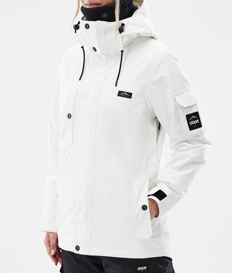 Adept W Veste de Ski Femme Old White, Image 8 sur 9