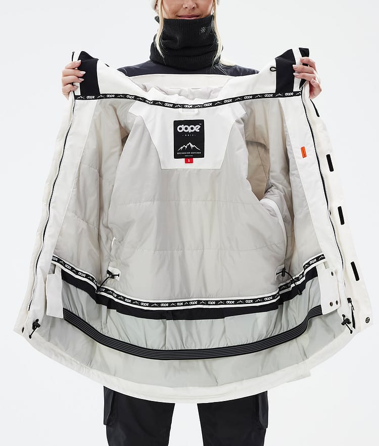 Adept W Skijacke Damen Old White, Bild 9 von 9