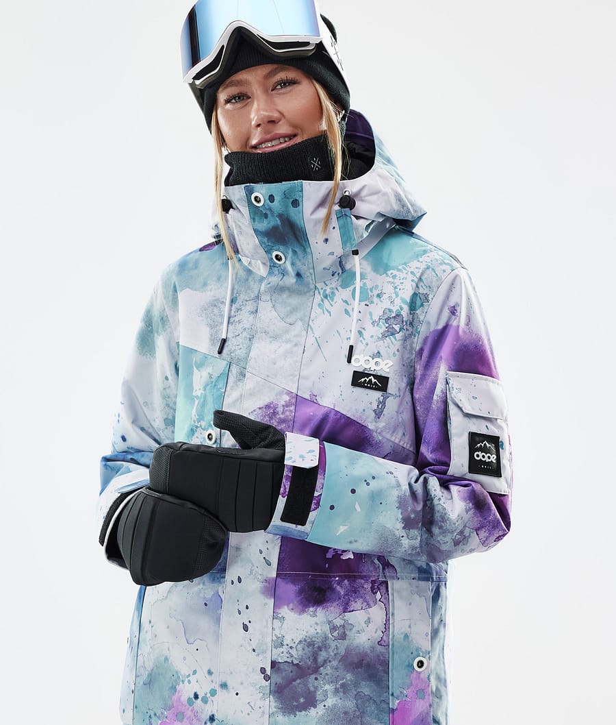 Adept W Snowboard Jacket Women Spray Green Grape