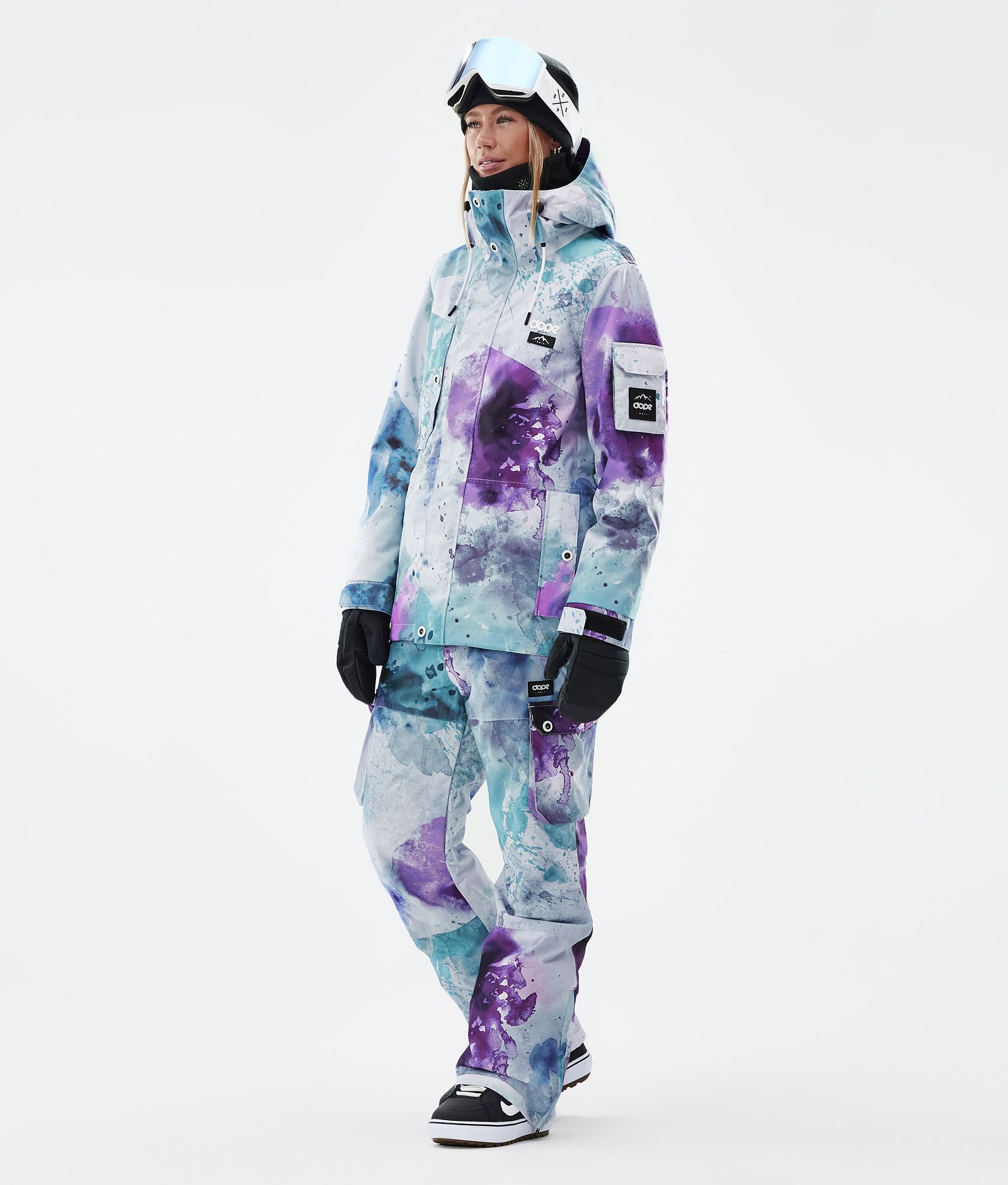 Adept W Snowboard Jacket Women Spray Green Grape, Image 2 of 9