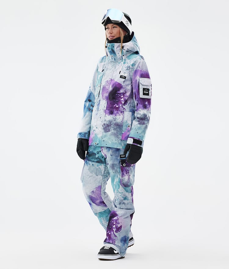 Adept W Snowboard Jacket Women Spray Green Grape, Image 2 of 9