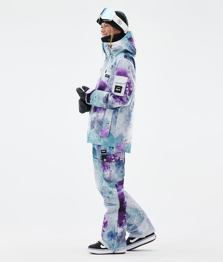 Adept W Snowboard Jacket Women Spray Green Grape, Image 3 of 9