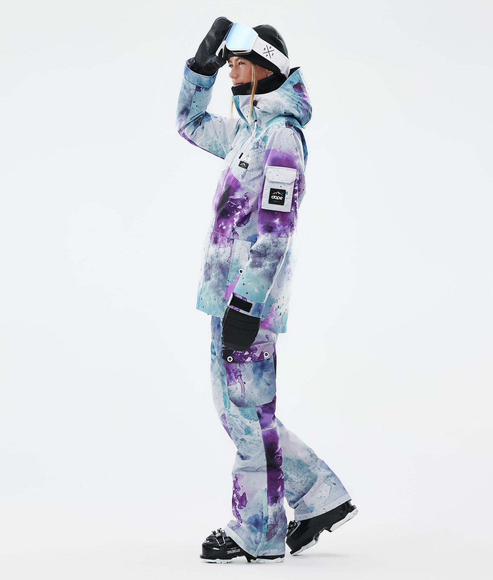 Adept W Ski Jacket Women Spray Green Grape, Image 3 of 9