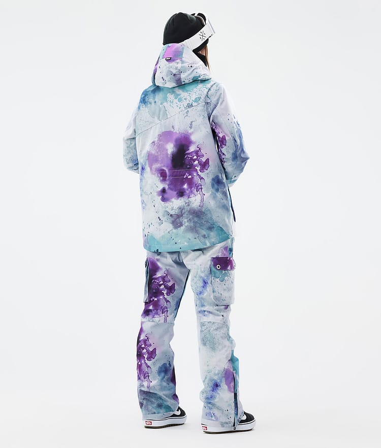 Adept W Snowboard Jacket Women Spray Green Grape, Image 4 of 9