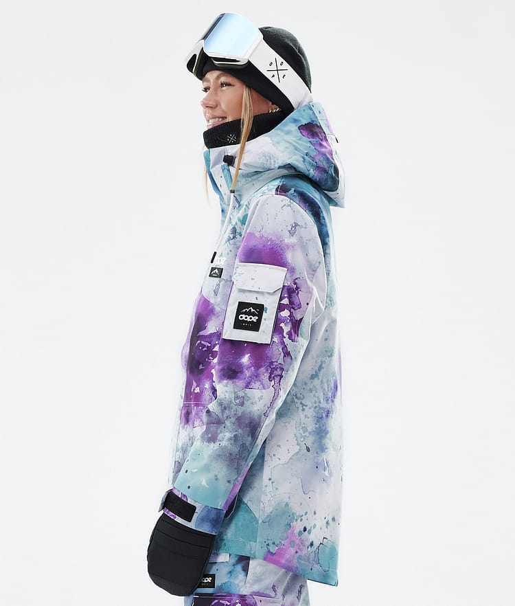 Adept W Snowboardjakke Dame Spray Green Grape, Bilde 6 av 9