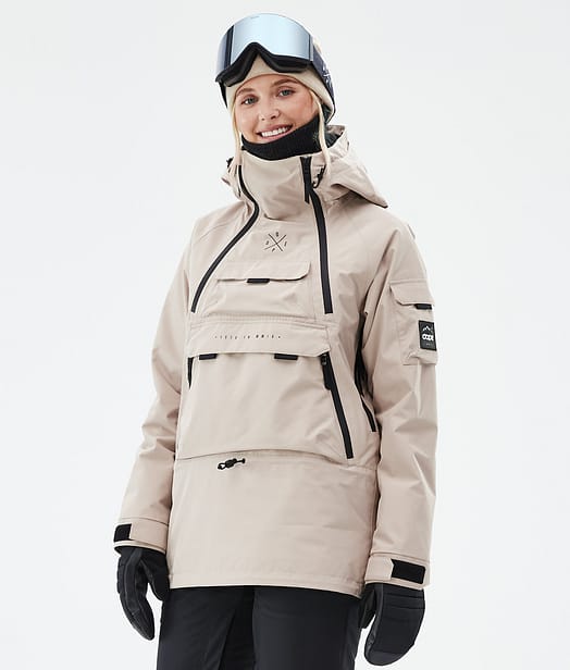 Akin W Snowboard Jacket Women Sand