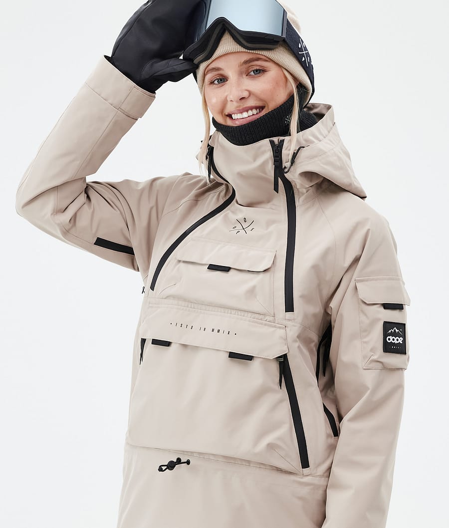 Akin W Ski Jacket Women Sand
