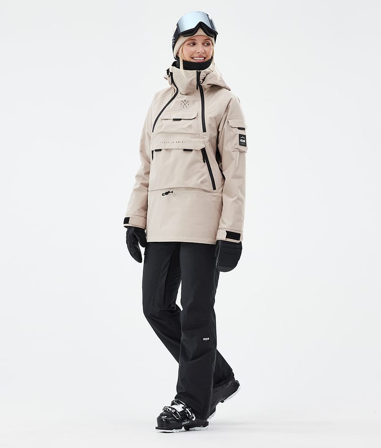 Akin W Ski Jacket Women Sand, Image 3 of 8