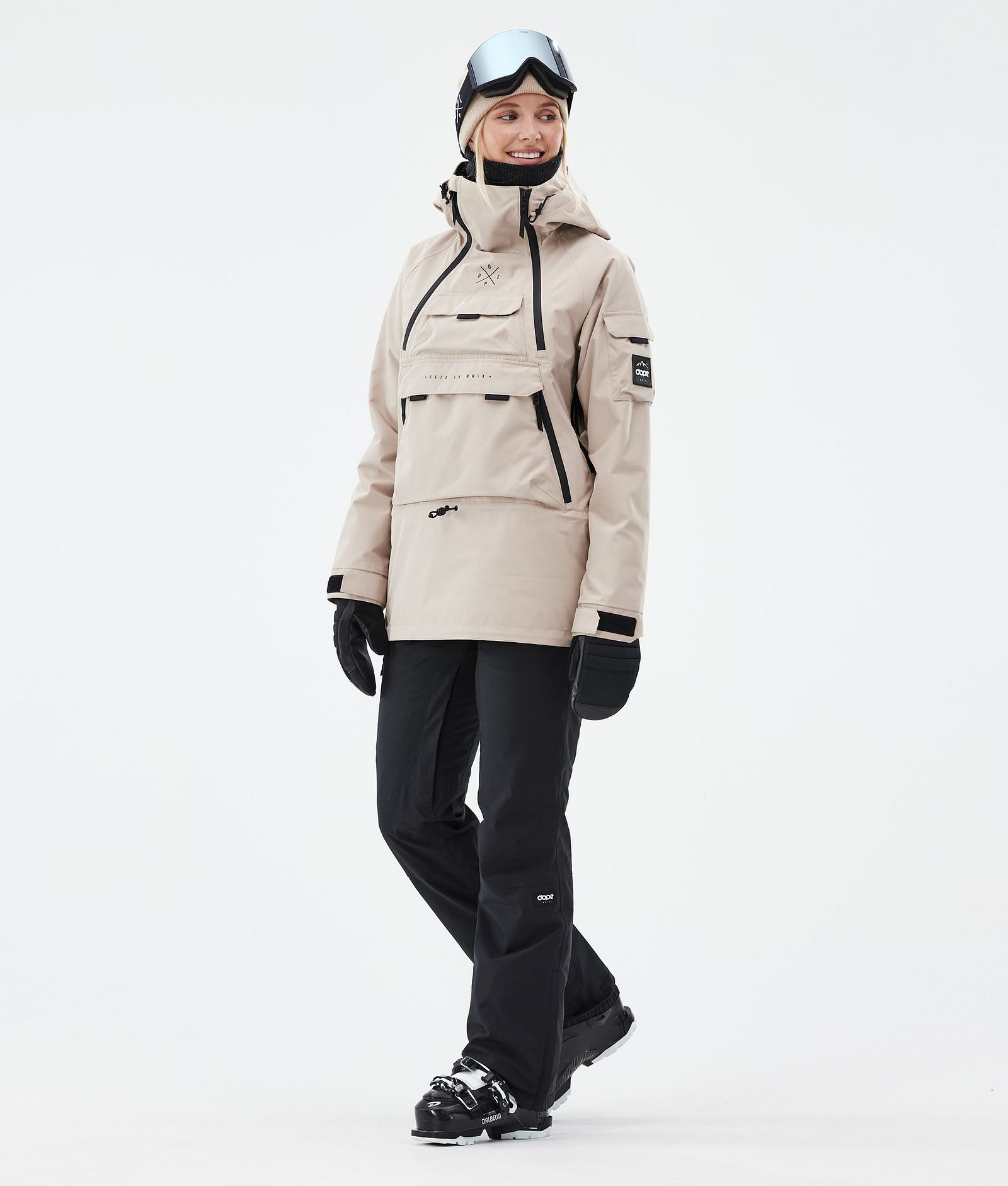 Akin W Ski Jacket Women Sand, Image 2 of 8