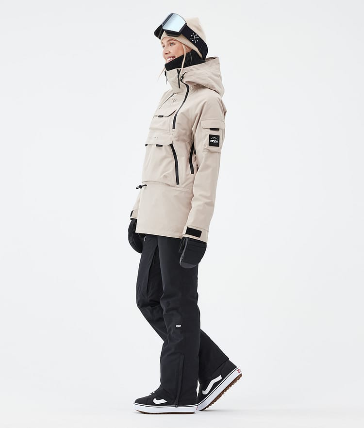 Akin W Snowboard Jacket Women Sand, Image 4 of 8