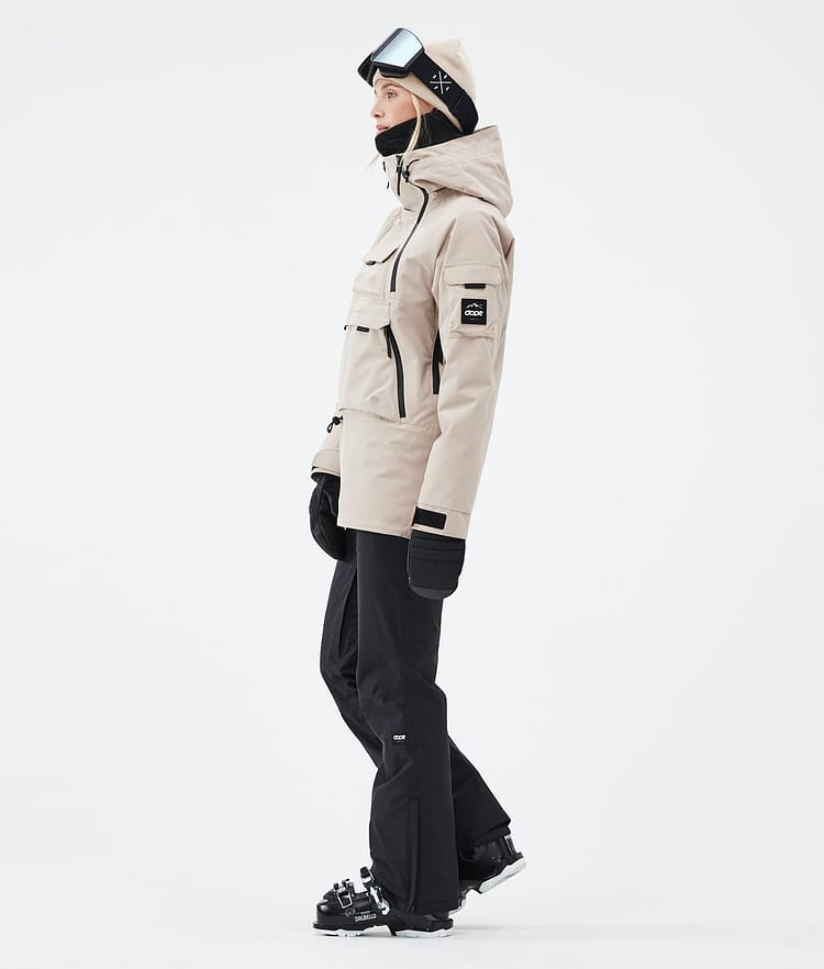 Akin W Ski Jacket Women Sand, Image 4 of 8