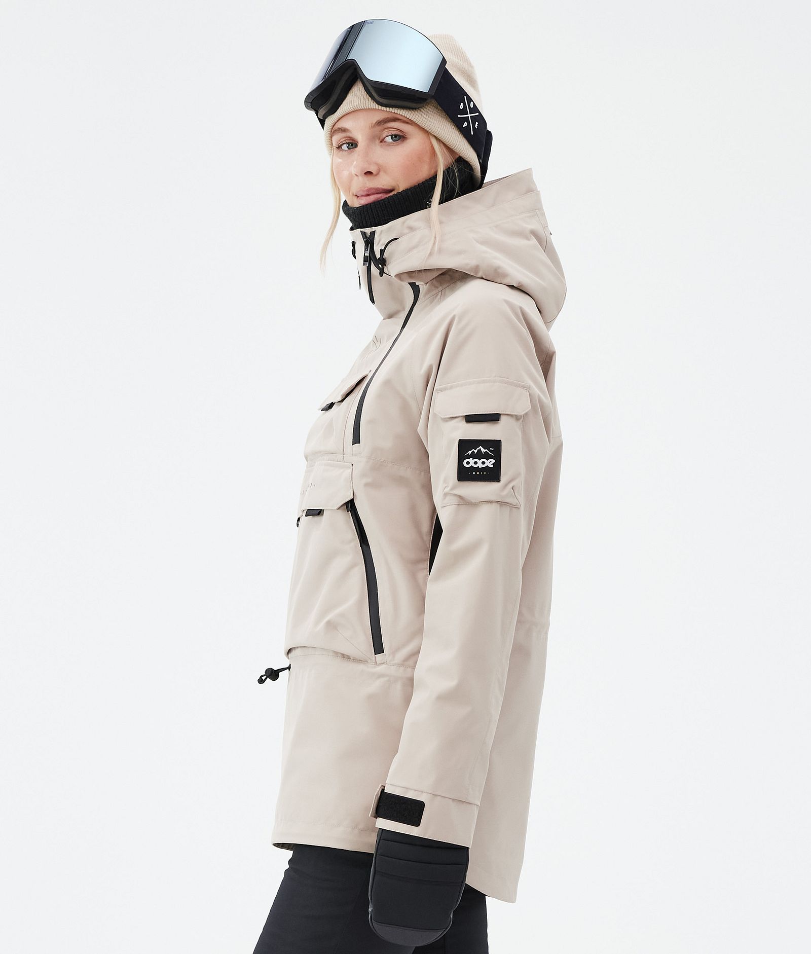 Akin W Ski Jacket Women Sand, Image 5 of 8