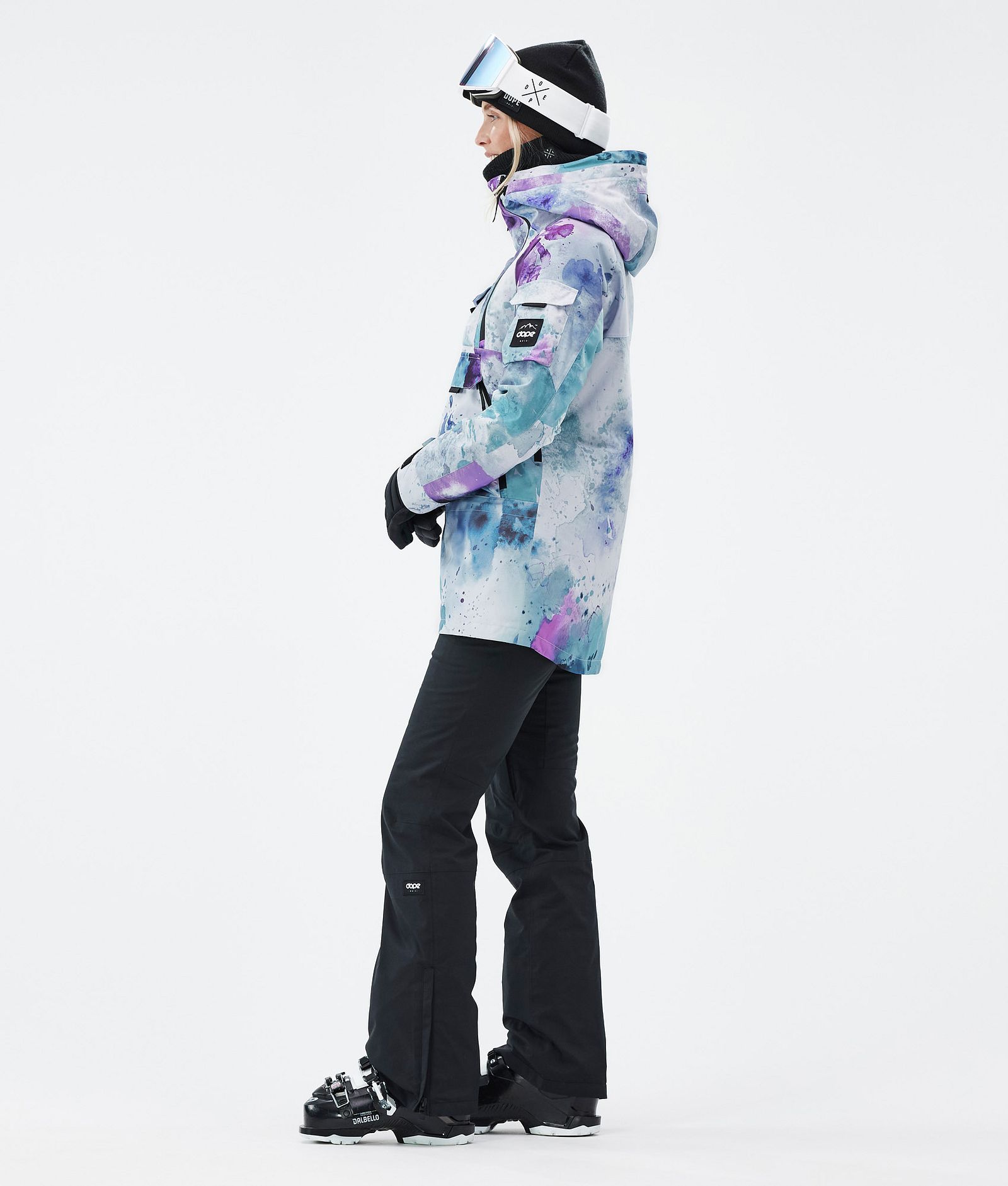 Akin W Ski Jacket Women Spray Green Grape, Image 3 of 8