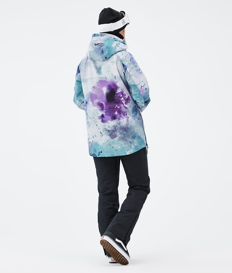 Akin W Snowboard Jacket Women Spray Green Grape, Image 4 of 8