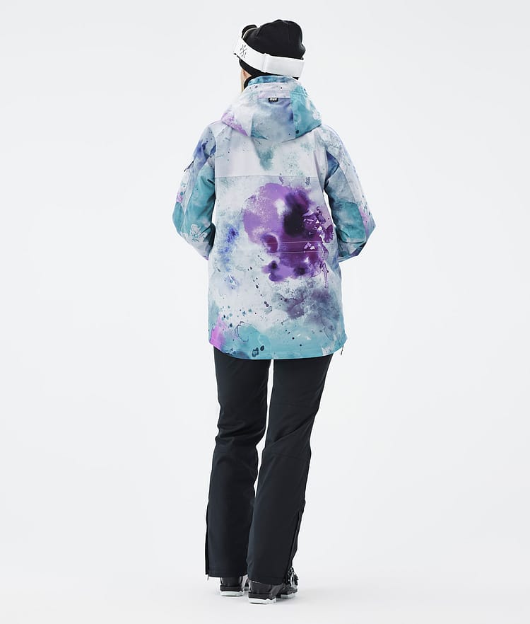 Akin W Ski Jacket Women Spray Green Grape, Image 4 of 8