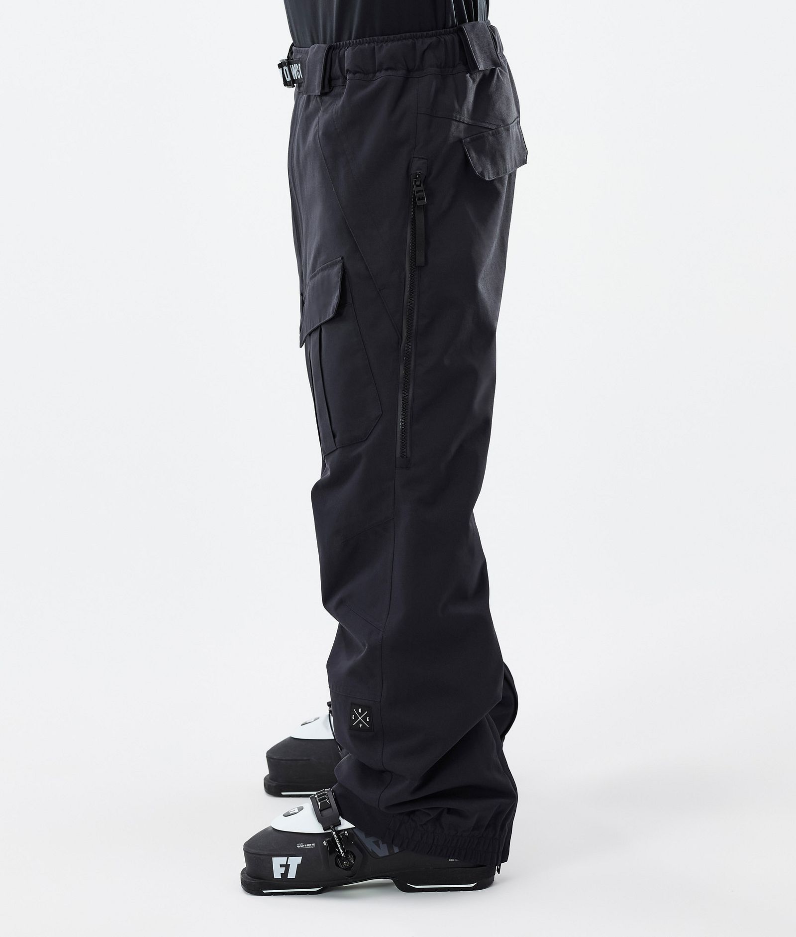 Antek Pantalon de Ski Homme Black, Image 3 sur 7