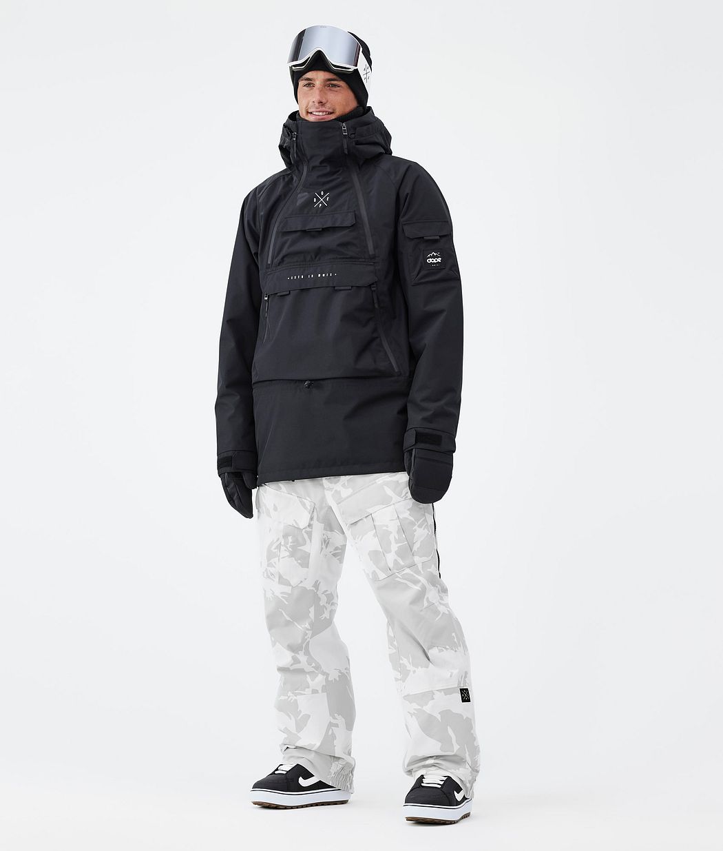 Antek Snowboard Pants Men Grey Camo