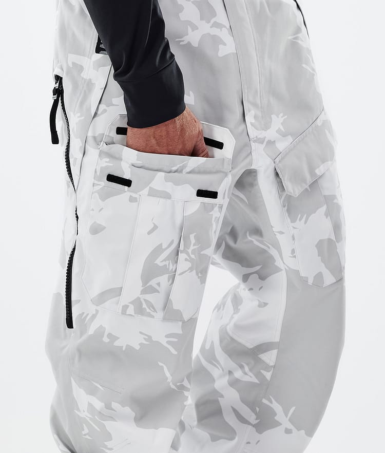 Antek Snowboard Pants Men Grey Camo, Image 6 of 7