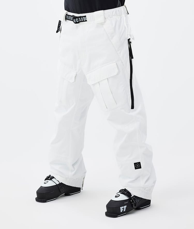 Dope Iconic Ski Pants Men Old White