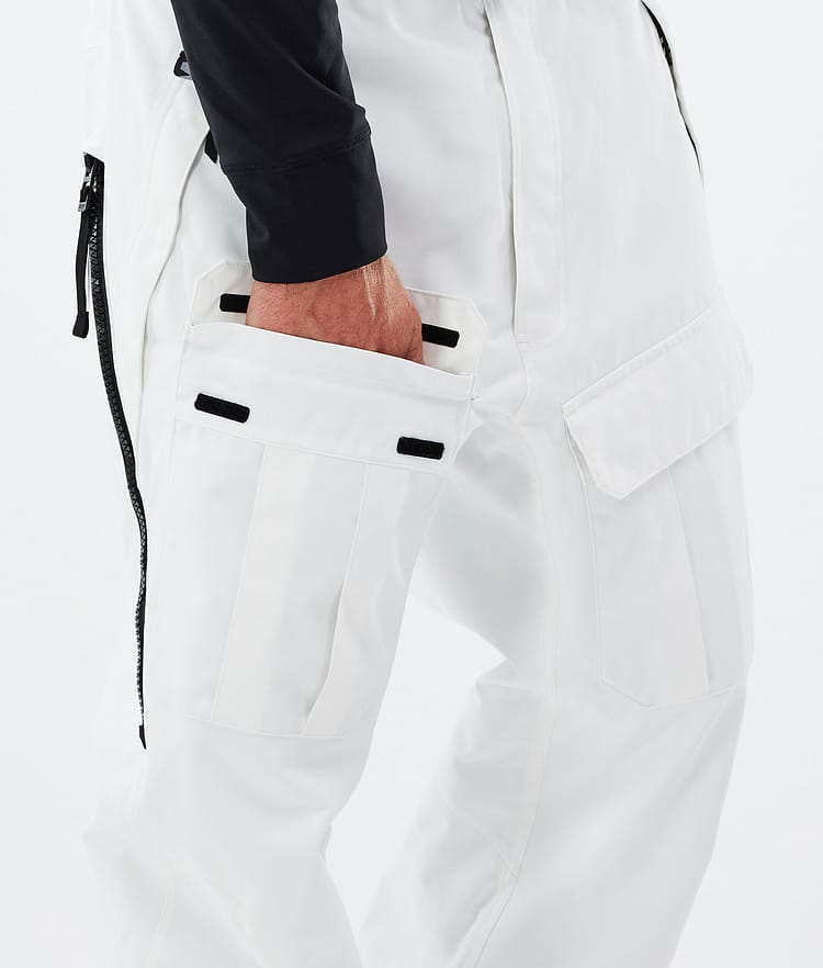 Antek Pantalon de Ski Homme Old White