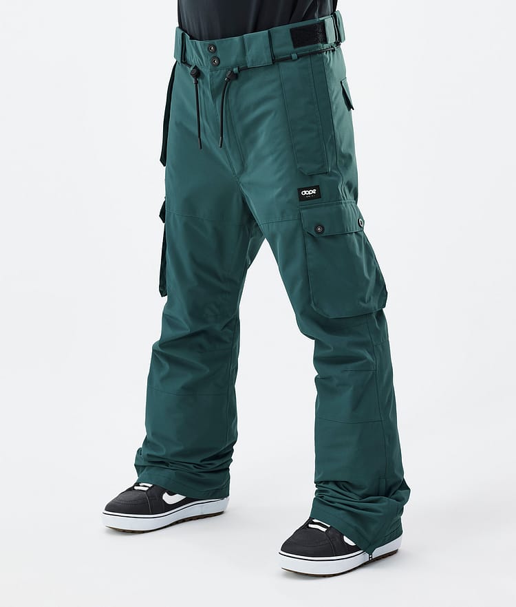 Iconic Snowboard Pants Men Bottle Green Renewed, Image 1 of 7