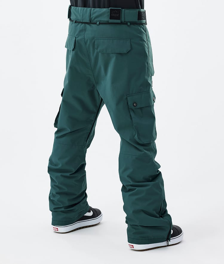 Iconic Snowboard Pants Men Bottle Green Renewed, Image 4 of 7