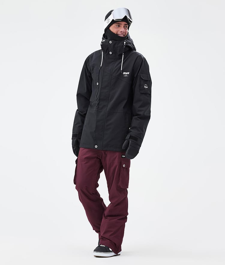 Iconic Snowboardhose Herren Burgundy, Bild 2 von 7
