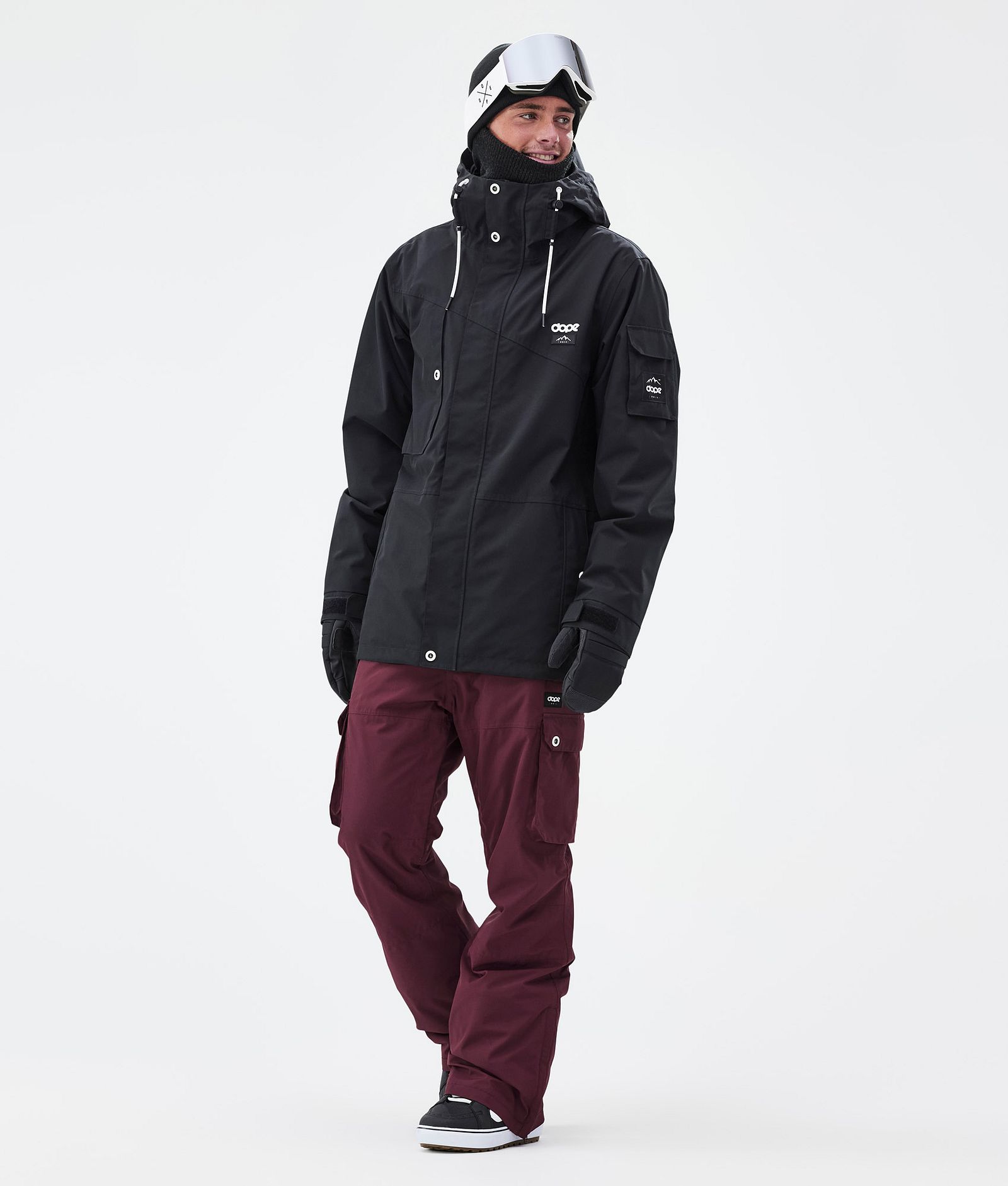 Iconic Pantaloni Snowboard Uomo Burgundy, Immagine 2 di 7