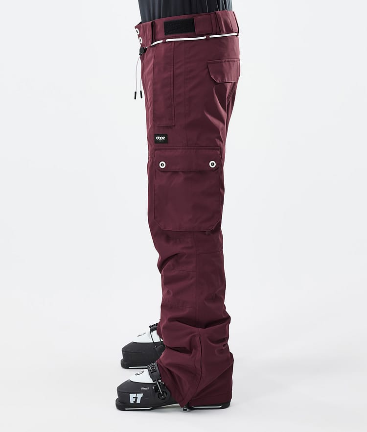 Iconic Ski Pants Men Burgundy, Image 3 of 7