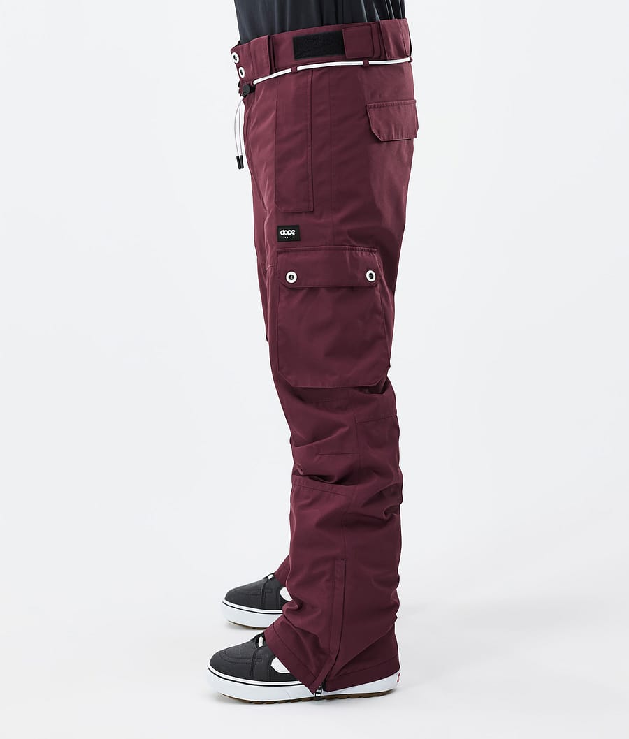 Dope Iconic Snowboard Pants Men Burgundy | Dopesnow.com