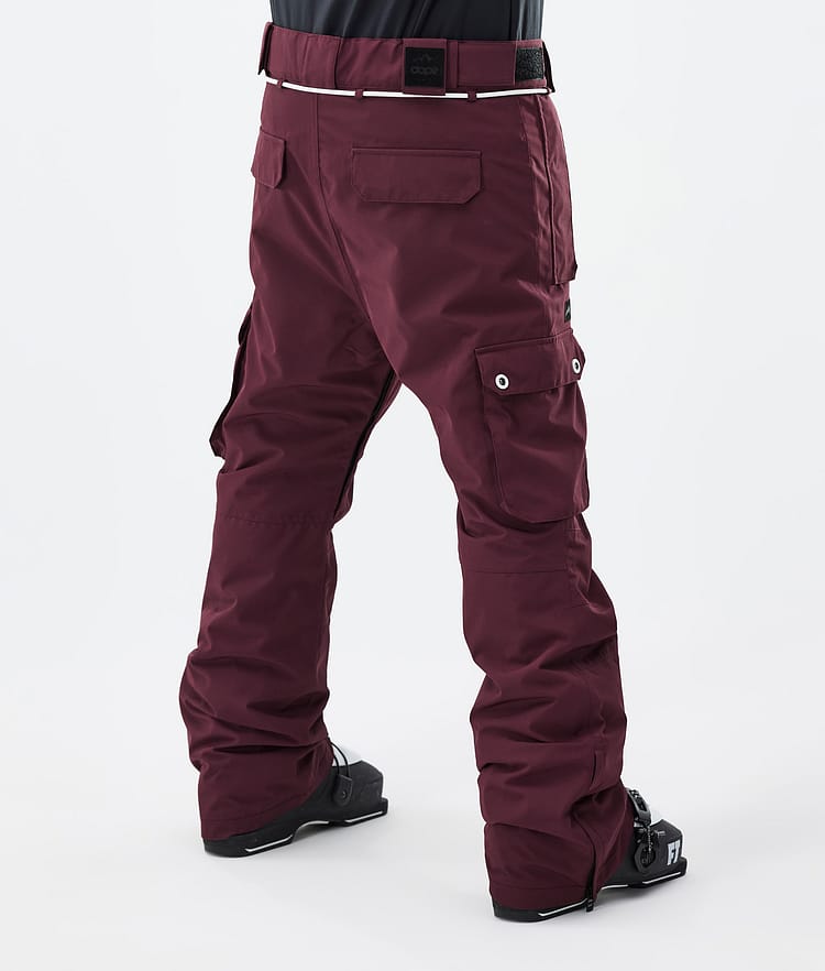 Dope Iconic Ski Pants Men Burgundy | Dopesnow UK