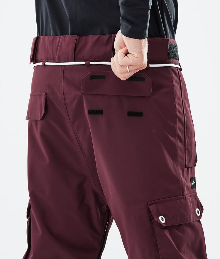 Iconic Snowboard Pants Men Burgundy, Image 7 of 7