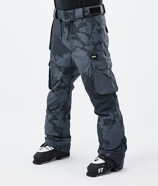Iconic Skihose Herren Metal Blue Camo