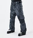 Iconic Ski Pants Men Metal Blue Camo