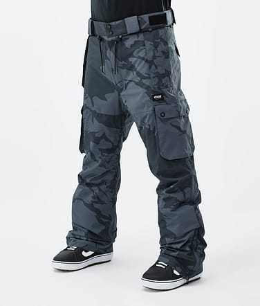 Iconic Snowboard Pants Men Metal Blue Camo