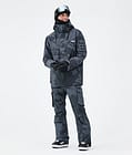 Iconic Snowboardhose Herren Metal Blue Camo, Bild 2 von 7