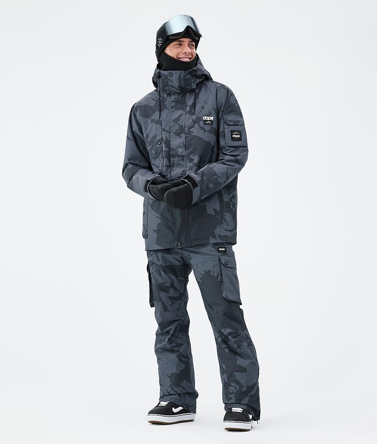 Iconic Spodnie Snowboardowe Mężczyźni Metal Blue Camo