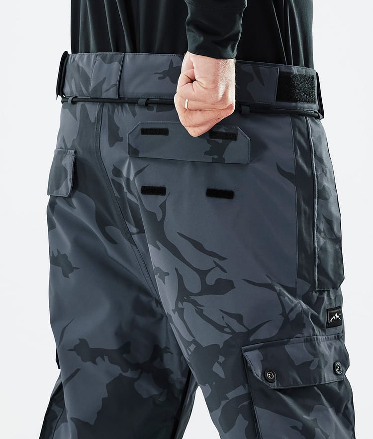 Iconic Snowboard Pants Men Metal Blue Camo