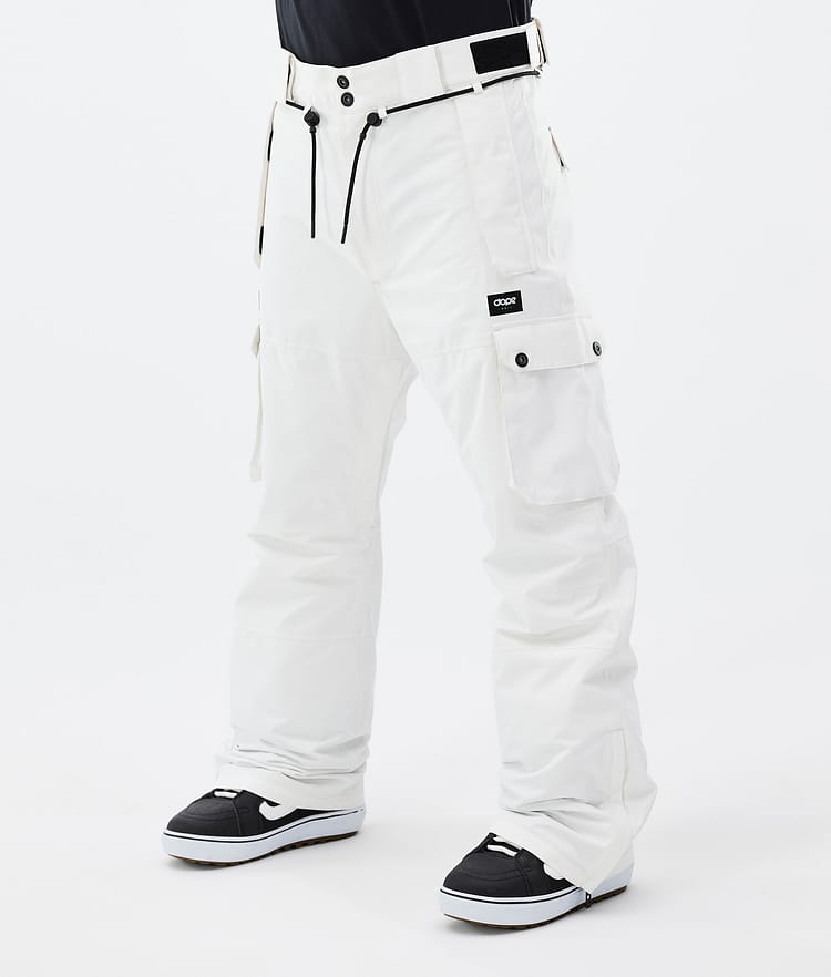 Iconic Snowboardhose Herren Old White