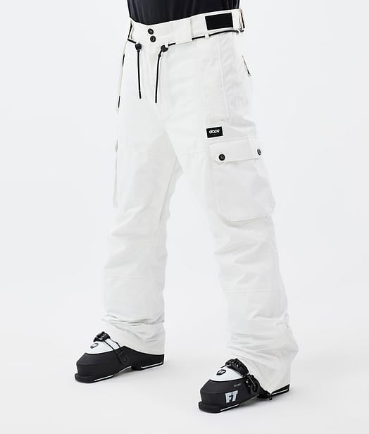 Iconic Ski Pants Men Old White