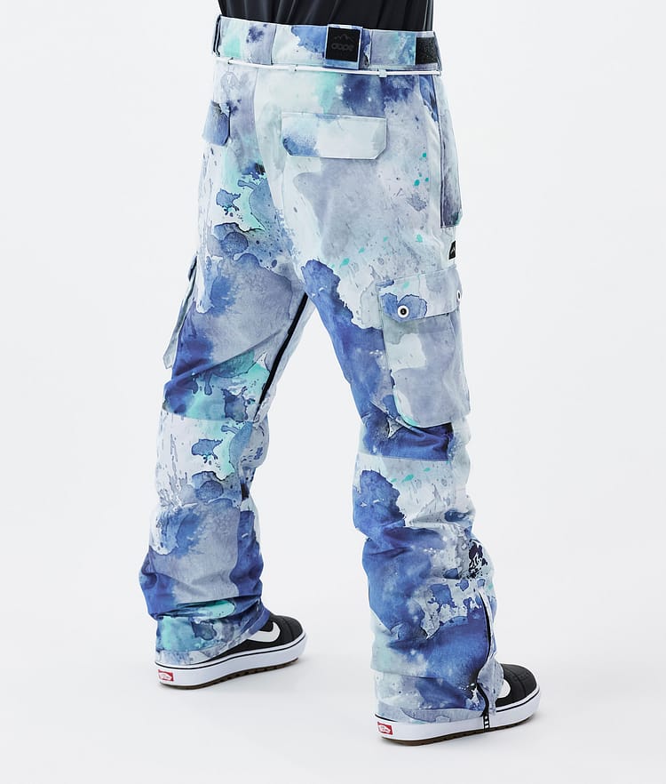 Iconic Snowboard Pants Men Spray Blue Green, Image 4 of 7