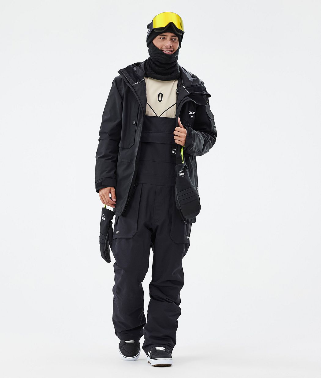 Notorious B.I.B Kalhoty na Snowboard Pánské Black