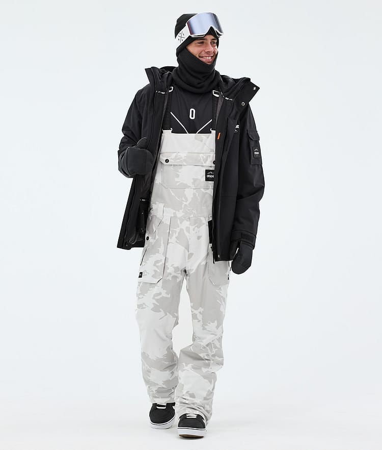 Notorious B.I.B Snowboard Pants Men Grey Camo Renewed, Image 2 of 7